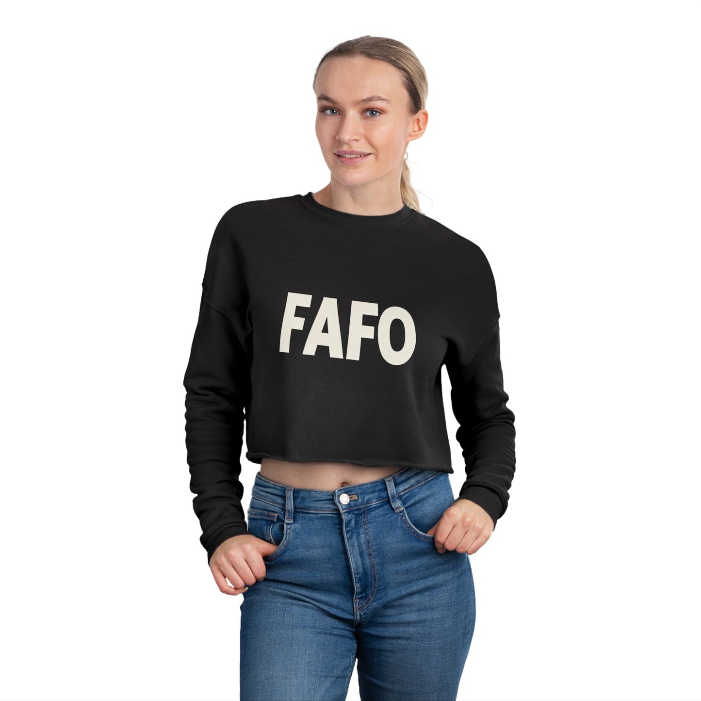 FAFO Women's Cropped Sweatshirt