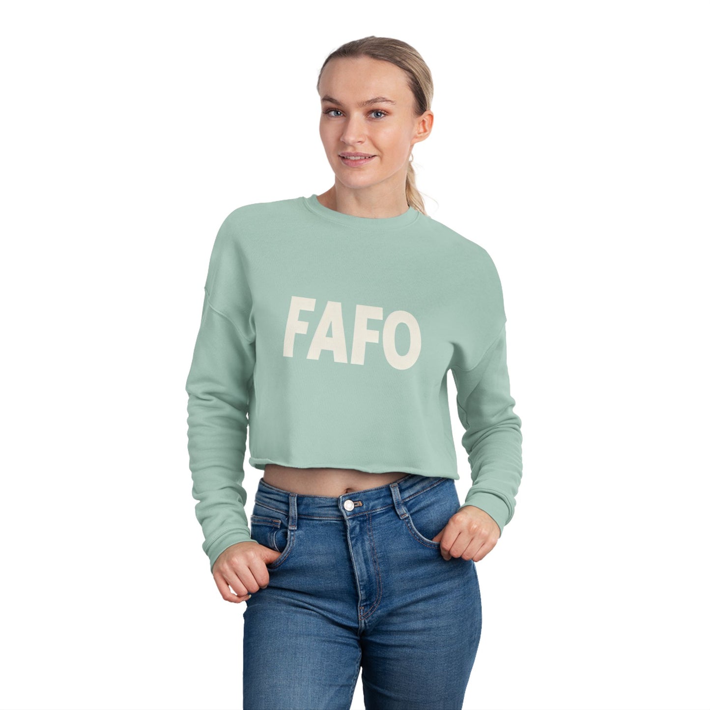 FAFO Women's Cropped Sweatshirt