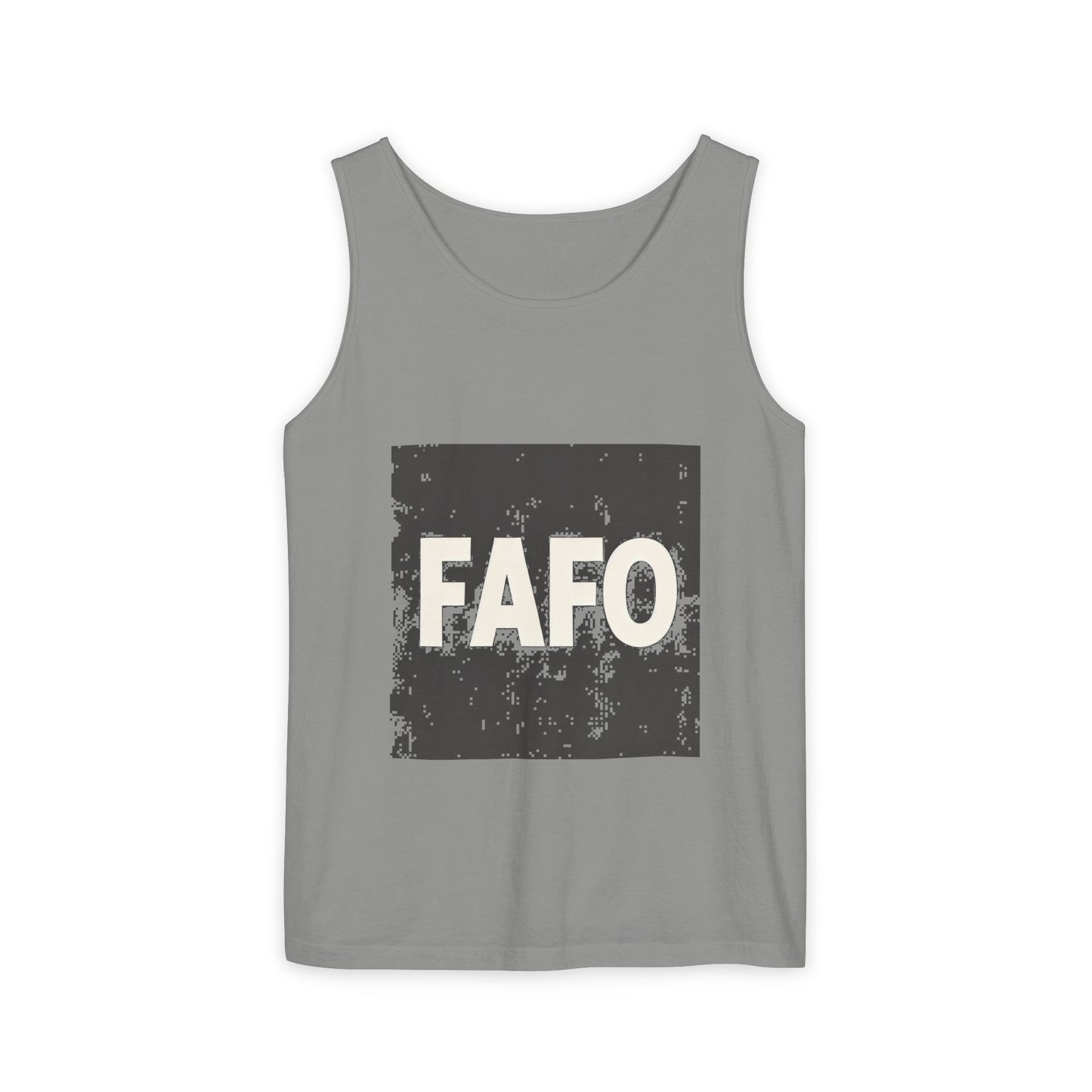 FAFO Unisex Garment-Dyed Tank Top - Casual Summer Essential