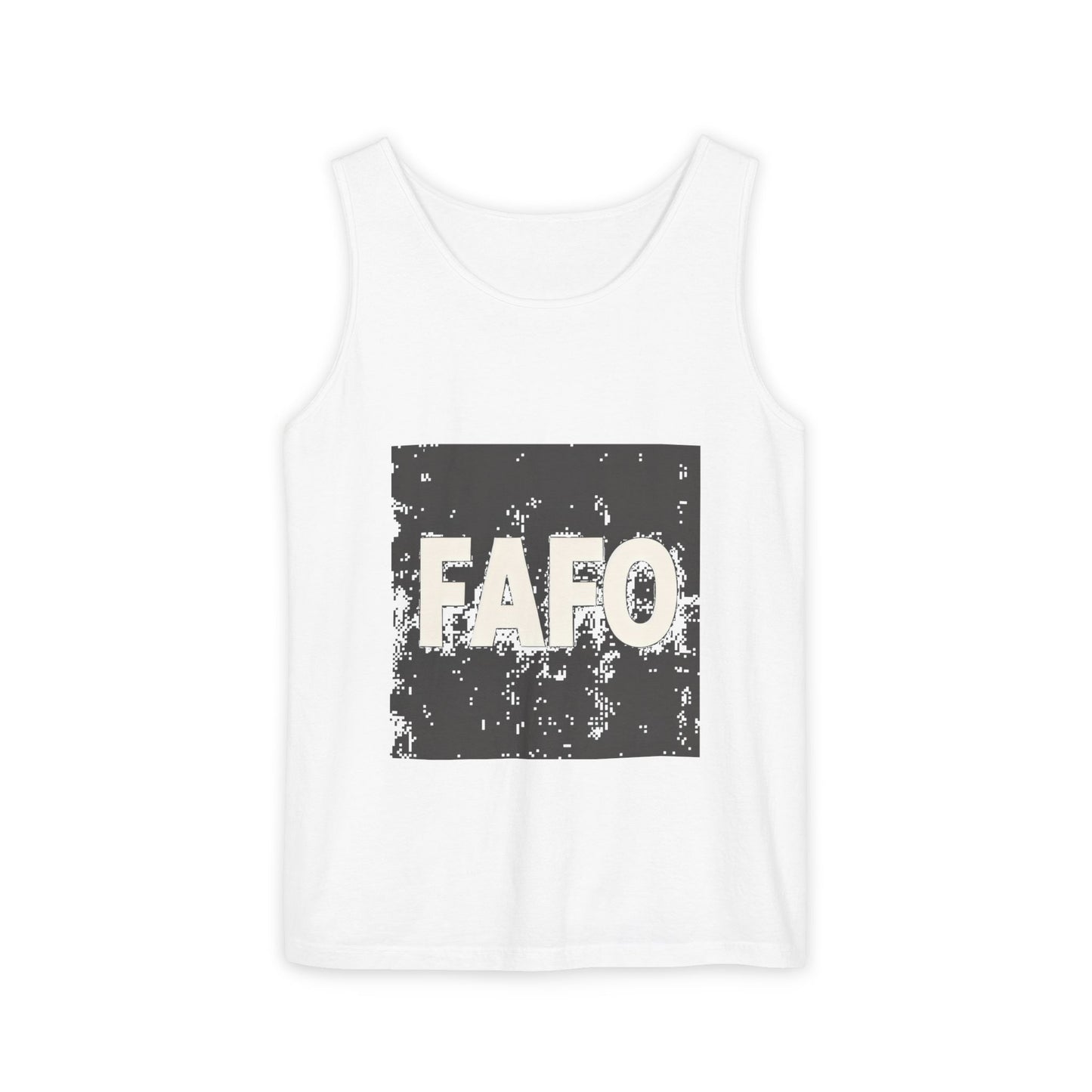 FAFO Unisex Garment-Dyed Tank Top - Casual Summer Essential