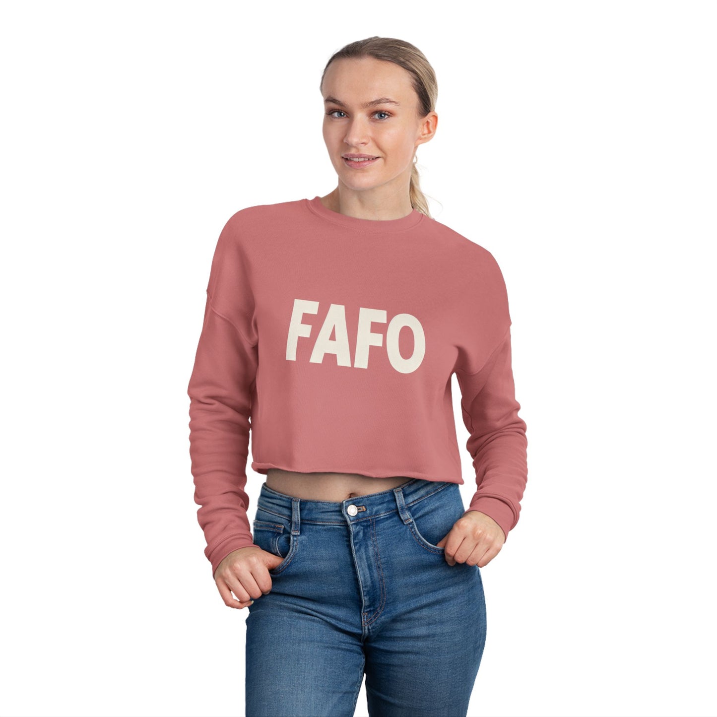 FAFO Women's Cropped Sweatshirt